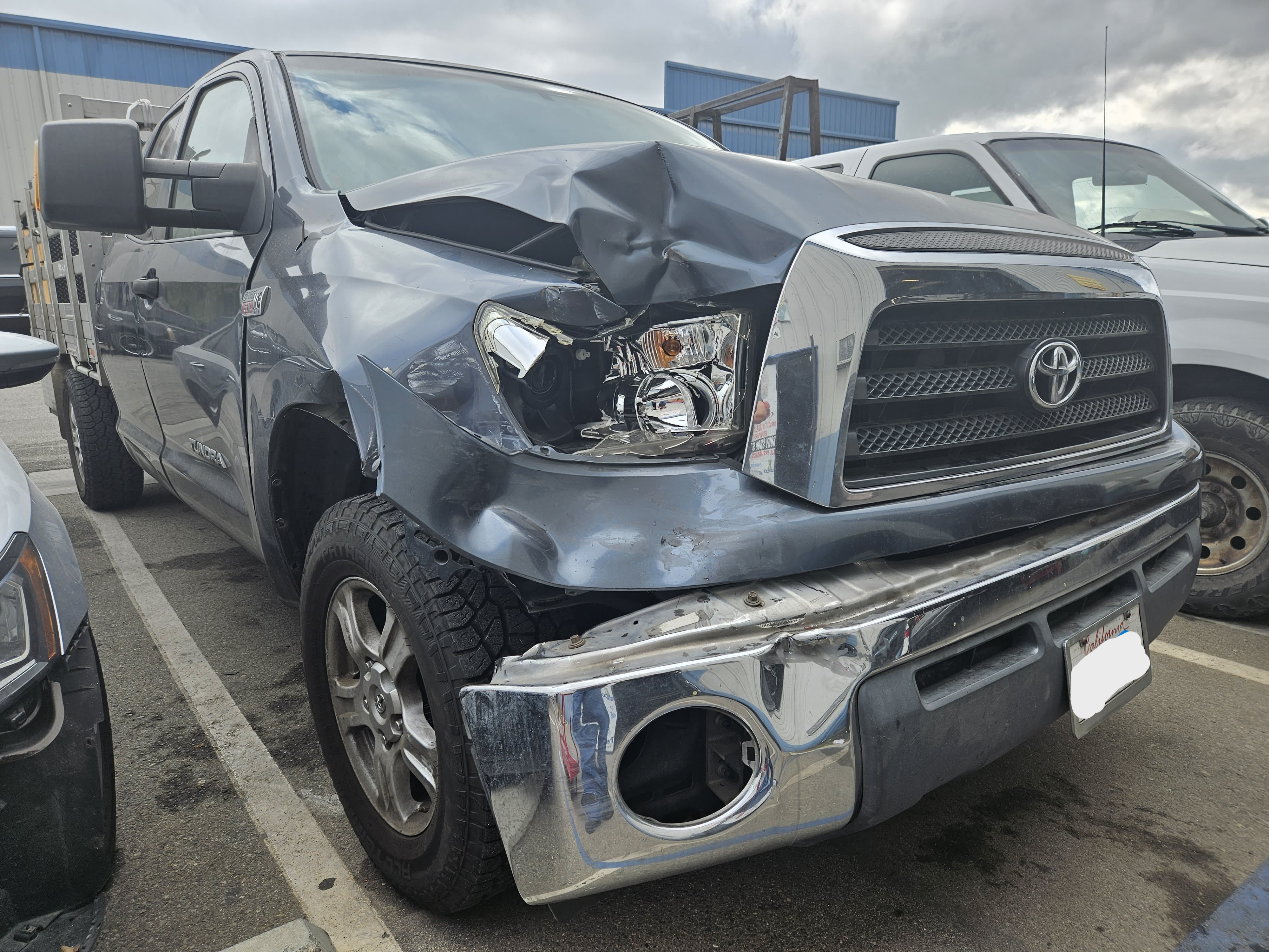 Vehicle before repair